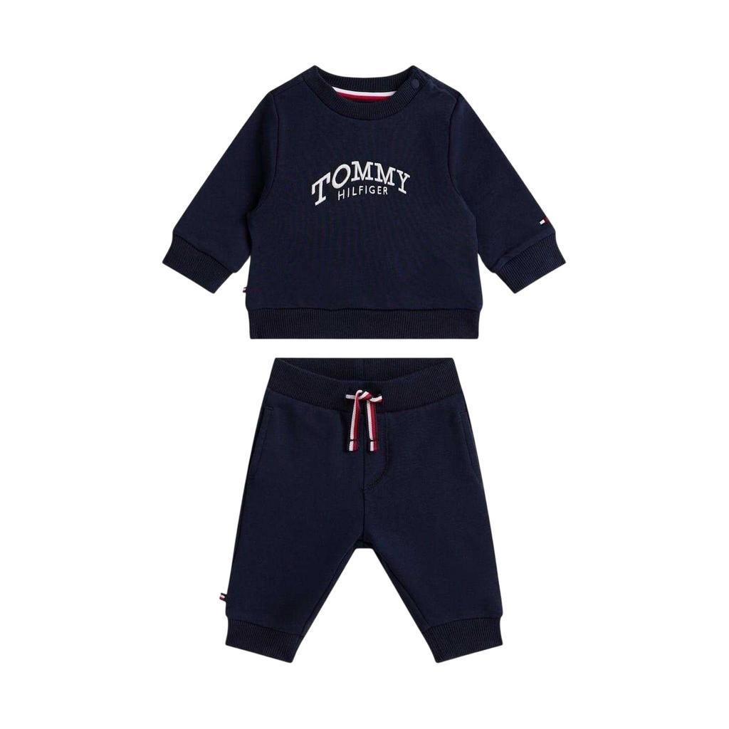 Tommy Hilfiger Childrens/Kids Lettering Sweatshirt & Jogging Bottoms Set