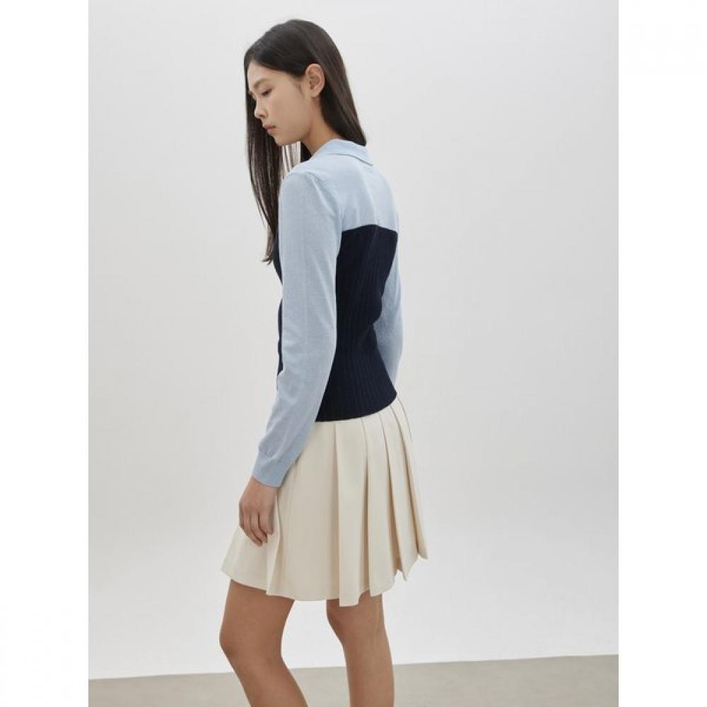 Layered Bustier Color Pullover C261ksk002