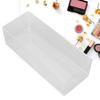 Multifunctional Nail Tool Storage Box Portable Transparent Single Layer Storage Box with Open Mouth for Home