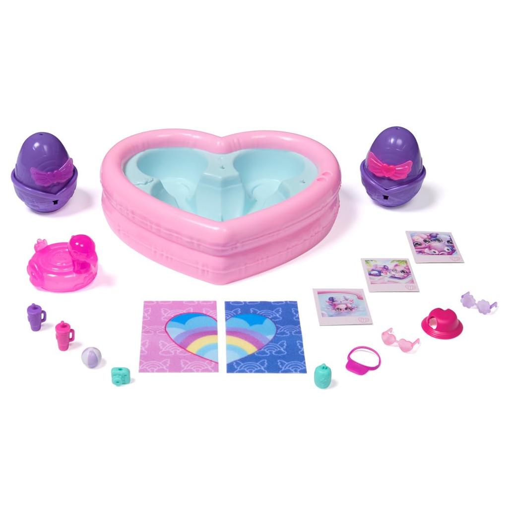 Takara Tomy Hatchimals Mini Alive Neon Rainbow Pool Party
