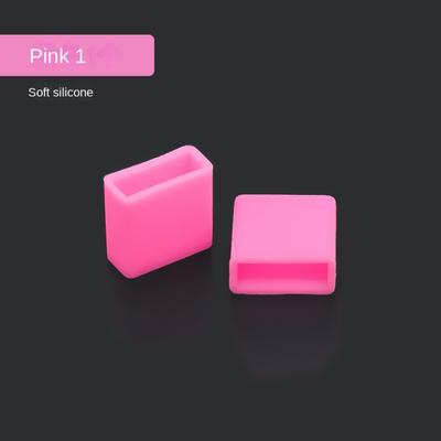 Siliconen USB Male Stofkap Effen Kleur Anti-Stof Stekker Dop Deksel Gegevensoverdracht Snoer Lijn Opladen Verlenging
