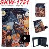 One Piece Anime Druckknopf Geldbörse Vertikaler Kartenhalter Münzbörse für Schüler Männer Frauen