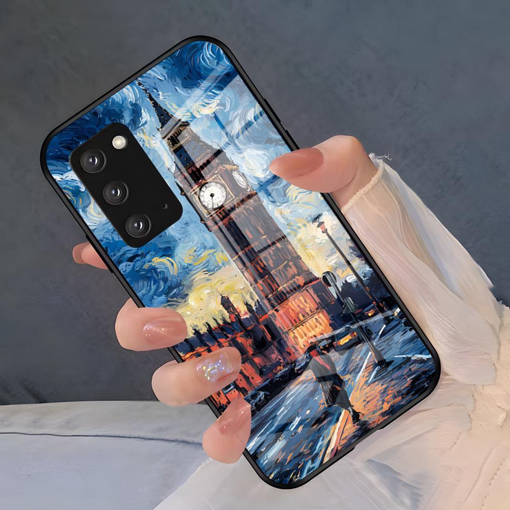 Van Gogh Oil Paintings Phone Case For Samsung S26 S25 Plus S20 S20 Plus S22 Ultra S23 FE S21 Plus S21 Ultra Glass Cover