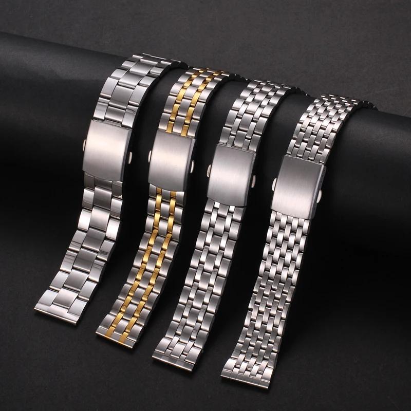 18mm 22mm 20mm Stainless Steel Strap for Samsung Galaxy Watch 3 45mm 46mm Active 2 S3 Band for Huawei GT2/3 Amazfit Bip Bracelet