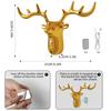Deer Head Motion Sensor Wall Lamp USB Rechargeable Wireless LED Night Light Battery Powered Wall Light Decor For Hallway Bedroom Bathroom