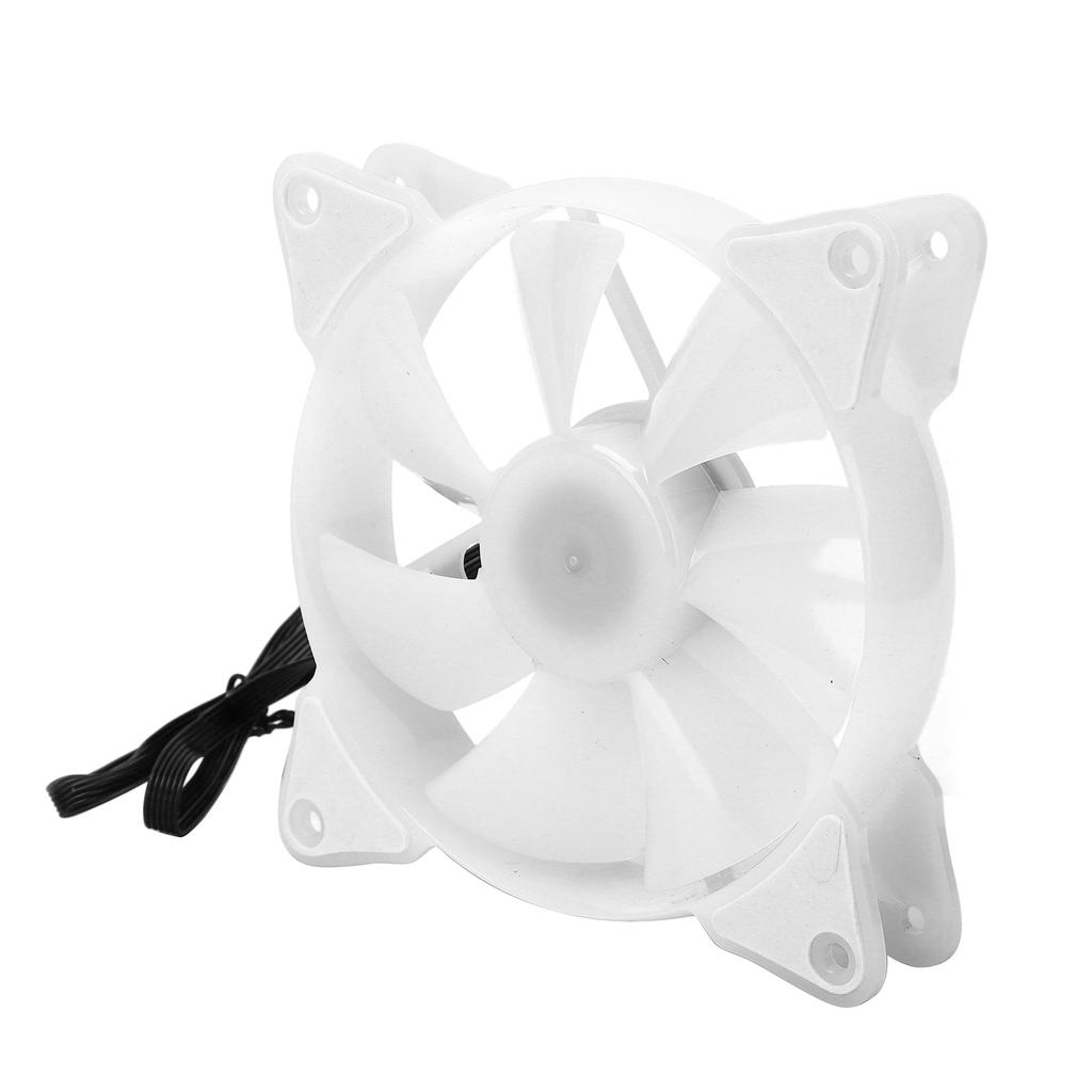 Computer Case Cooler Fan PC Ventilator RGB MultiColor CPU Cooling Fan 12V DC 6PIN(Round Frame )