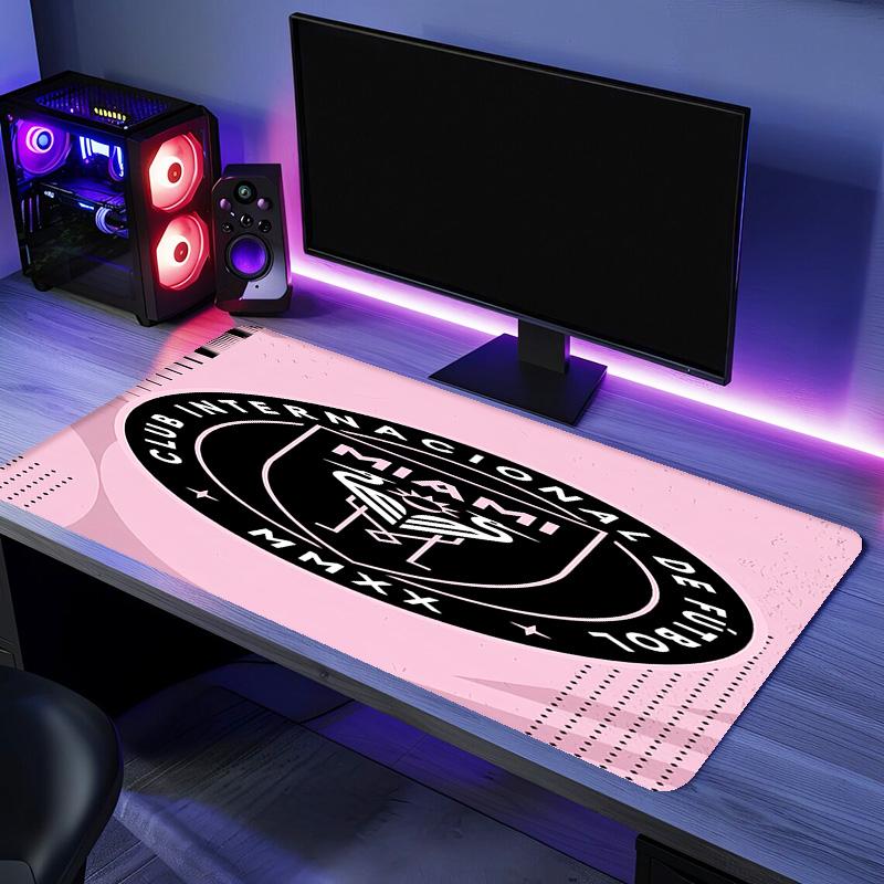 Inter Miami CF Mouse Pad - Non-Slip Rubber Base, Smooth Surface for Work,Gaming,Office,And Home Use, Desk Mouse Pad