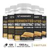 Wheat germ extract capsules, 1300mg high content, combined with vitamin B1 and zinc, antioxidant support, suitable for both men and women.