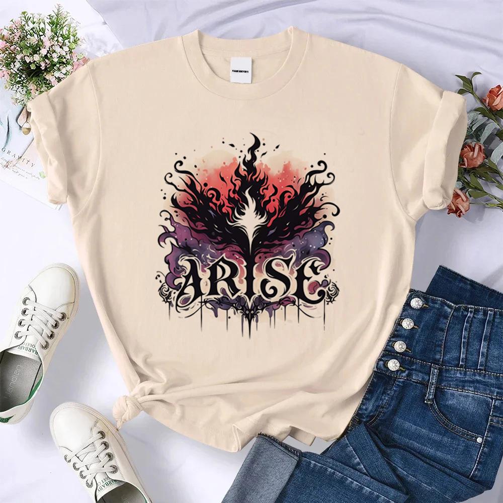 Women's  Shirt Teen Classic Korean Clothes Anime Vintage Colorful T- Shirt