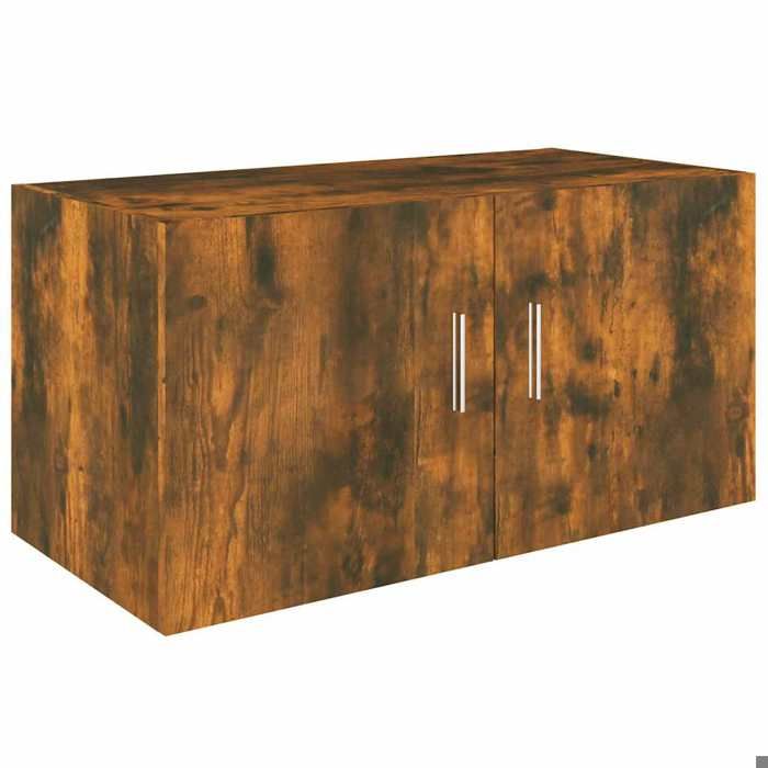 Maison Exclusive - Armoire murale Chêne fumé 80x39x40 cm Bois d'ingénierie
