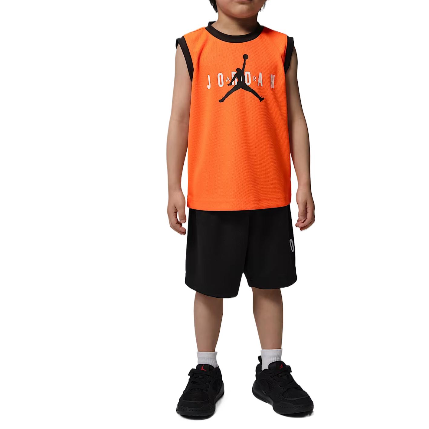 Jordan Casual Sports Suit Quick-Dry Breathable Round Neck 2-Piece Set Kids suits IW2047-888 2T