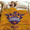 Phoenix Suns Print Flanelldecke Hohe Qualität Warm Bequem Decke für Alle Jahreszeiten Perfekt für Geschenke Heimdekoration