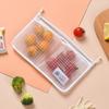 1pc Refrigerator Door Organizer, Fridge Hanging Mesh Bag For Kitchen Storage Bag, Household Sundries Sorting Bag