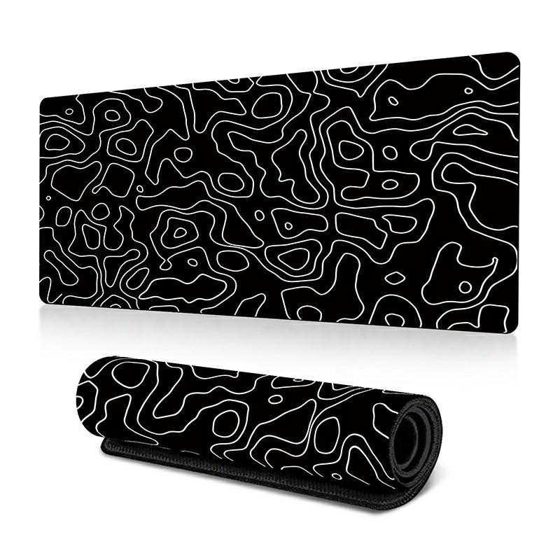 

400*900*2mm Abstract Fluid Pattern Large Mouse Pad Rubber Computer Desktop Mat Pattern-26