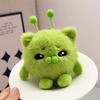 12CM Cute Mini Alien Hakimi Cat Plush Toys Soft Animal Green Kitty Peripheral Plushies Pendant Doll Kid Birthday Accompany Gifts