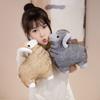 20Cm Standing Lamb Doll Plush Toy Stuffed Brown Grey Sheep Grassland Animal Plushie Birthday Present