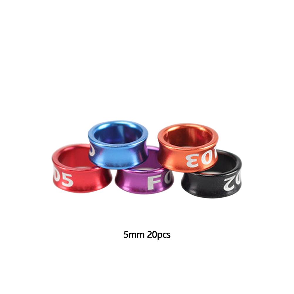 20 Stück 4mm/4.7mm/5mm/6mm Mit nummerierten Aluminium Vogel Tauben Fußring Outdoor Flugtrainingswerkzeug Wettbewerbsidentifikationsetikett