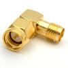 5/20Pcs 3 Way 90 Degree Right Angle SMA Adapter Brass Gold Plated Male Female SMA Connector