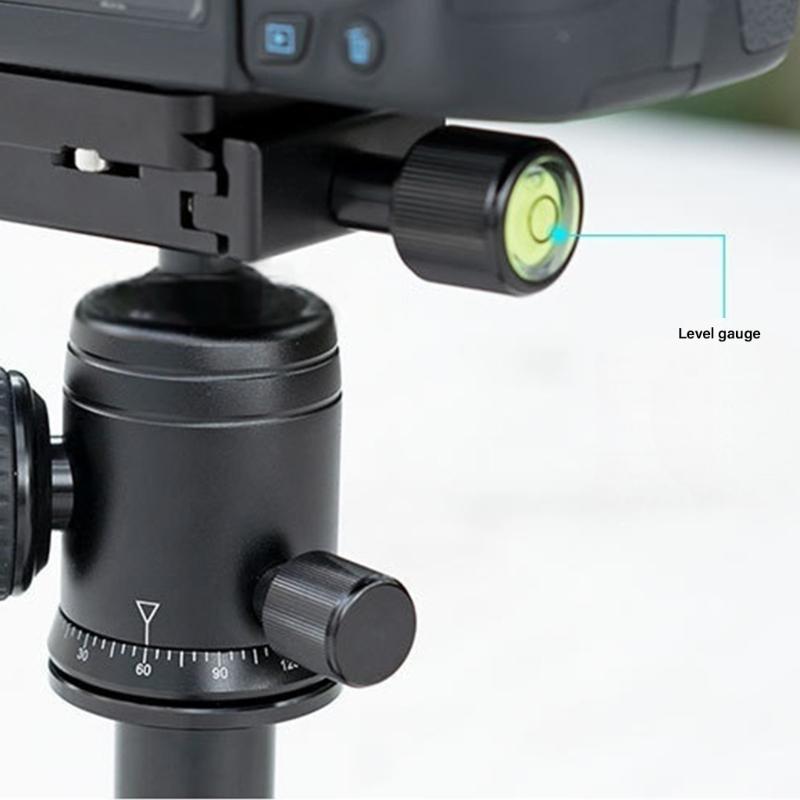 Adjustable Aluminum Alloy Camera Tripod With Quick Release Plate And Retractable Legs For Stable Shoot Flexible Angled