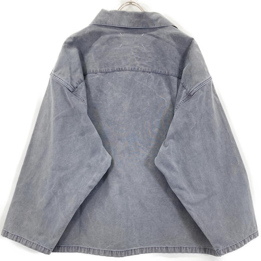 Maison Margiela S30DL0494 Jeanshemd Fischerkittel Jeanshemd Oberteile 46 grauUsed