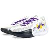 Nike G.T. Cut 3 Cushioning, Wear Resistant Low Top Basketball Shoes Unisex White Purple DV2918-102(Team40-)