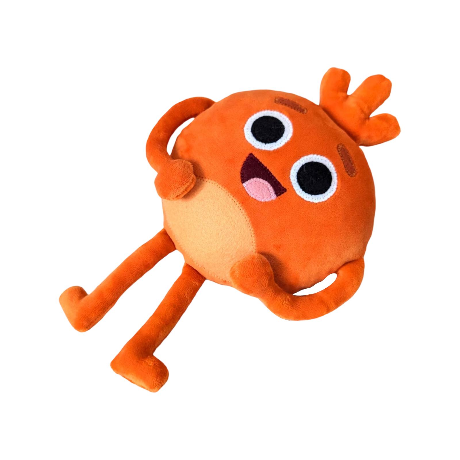 

Plush Toy Soft Stuffed Doll Cartoon Character Figure with Embroidered Face and Long Limbs for Kids and Adults Gift One Size