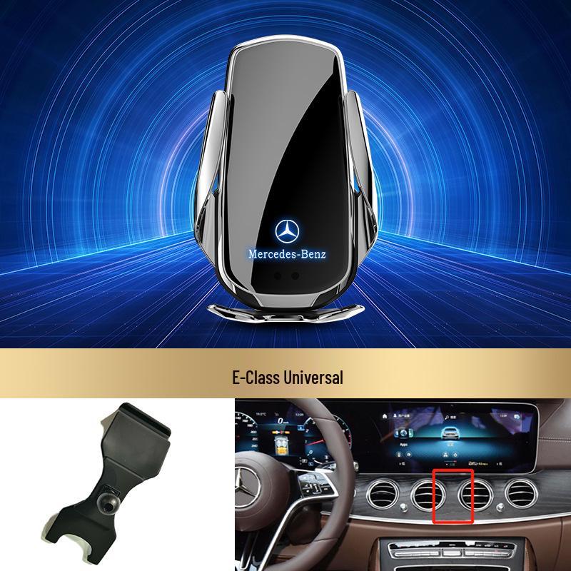 Bezdrátový držák telefonu s rychlým nabíjením Mercedes-Benz pro třídu C/třídu R/třídu S/třídu E/GLK/třídu B