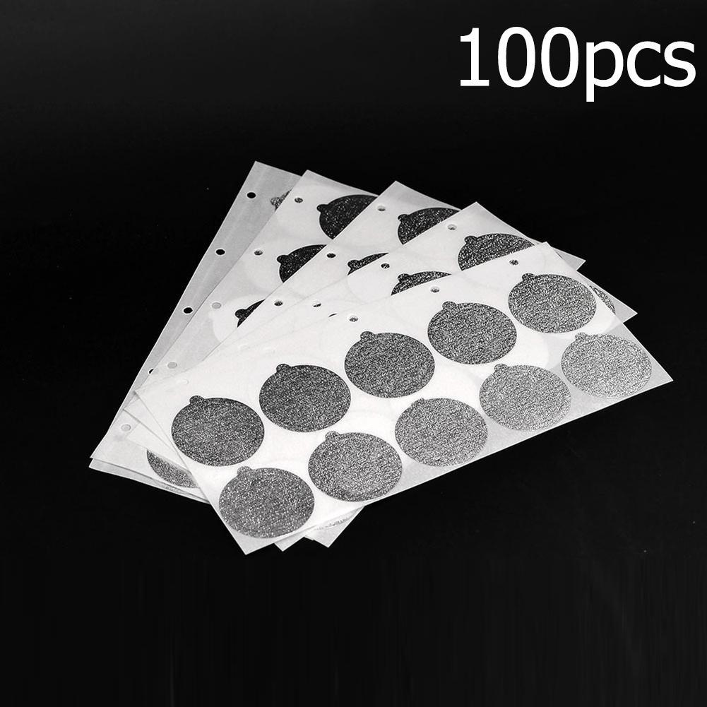 100Pcs Adhesive Aluminum Lids Seals Disposable Aluminum Foil Lids Seals Stickers Coffee Capsule Covers for Filling Empty Capsule