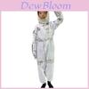 Children's Astronaut Costume Cosplay Space Flight Jumpsuit Unisex Spacesuit Outfit