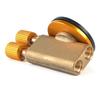 Gaskocher Camping Gaskocher Sicherheitsschalter Doppelkopf Aufblasventil Adapter für Flache Flüssiggasflasche Outdoor Camping