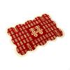 Wedding Bath Mat, NonSlip Red Doormat, Decorative Entry Rug, Absorbent Double Happiness 40*60cm