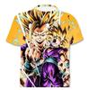 Children's Dragon Ball Series 3D Digital Printed Boys' Street Trendy Round Neck Short Sleeved T-shirt