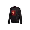 adidas Sweatshirts Men's Black Crew Neck Moderate Regular FT9758