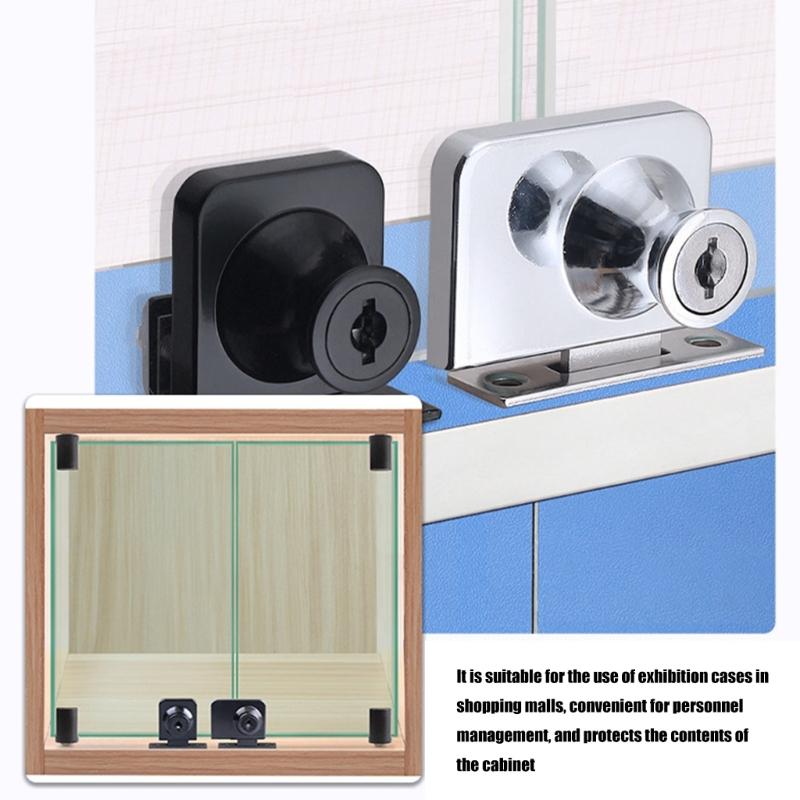 2pcs Cylindrical Designs Glass Hinges Accessory for Home and Commercial Use Smooth Operations and Sturdy Materials