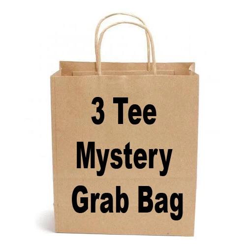 

3 Tee Lot Grab Bag - Graphic Tee - Gift Rude Cool Funny Size Large T-shirts L
