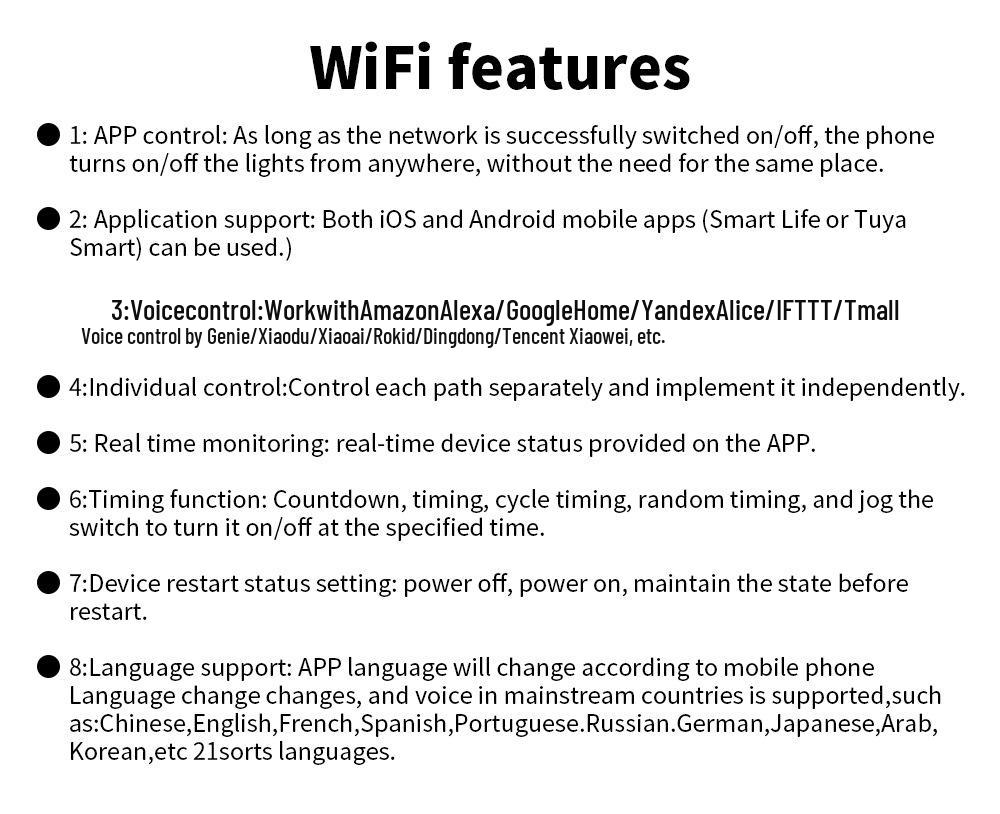 US Standard Zigbee Smart Glass Switch with Alexa Voice Control, App Support, and Customizable Single Zero Fire Switch