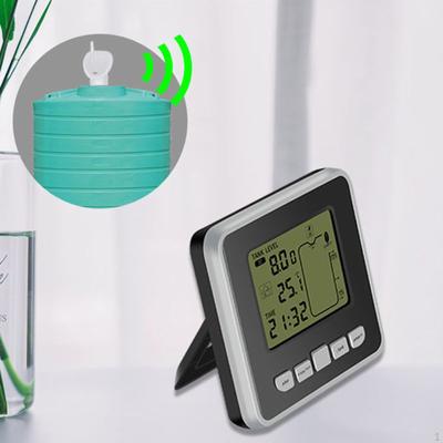 Ultrasoni Tank Monitor Wskaźnik alarmu temperatury głębokości cieczy Wyświetlacz cyfrowy LCD
