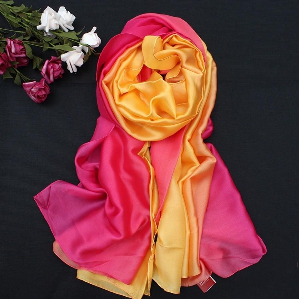 Soft Shawls and Wraps Gradient Color Belly Dance Waving Veil Retro Female Hijab