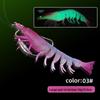 9.5cm Length TPE Shrimp Fishing Lures 10g Weight Artificial Shrimp Design Prawn Artificial Bait Pre-rigged Hooks