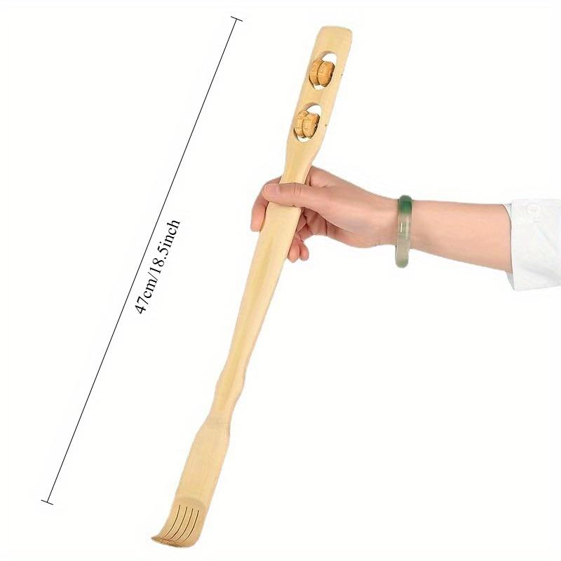 

1Pc Bamboo Double Ball Itch Scratcher, Halloween Christmas Gift 1