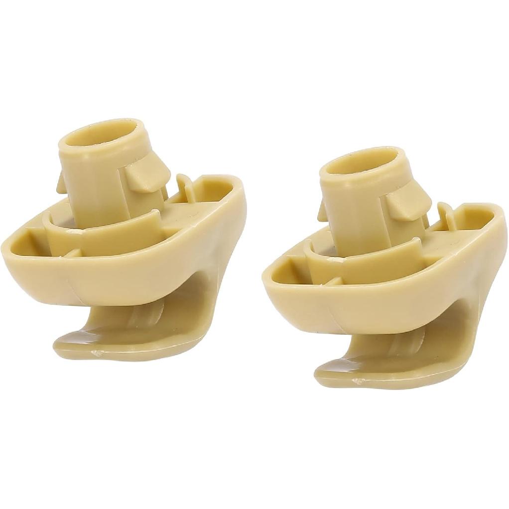 Sun Visor Clip 88217-S04-003ZA for Honda Civic 1996-2008 2pcs Plastic Gray