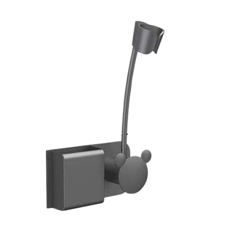 Wall-Mounted Hair Dryer Holder No Punching Bathroom Storage Rack Blower Bracket  Toilet