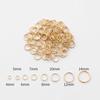 Factory Price High Quality 18k Gold Plated Stainless Steel Open Jump Rings of Jewelry Accessories