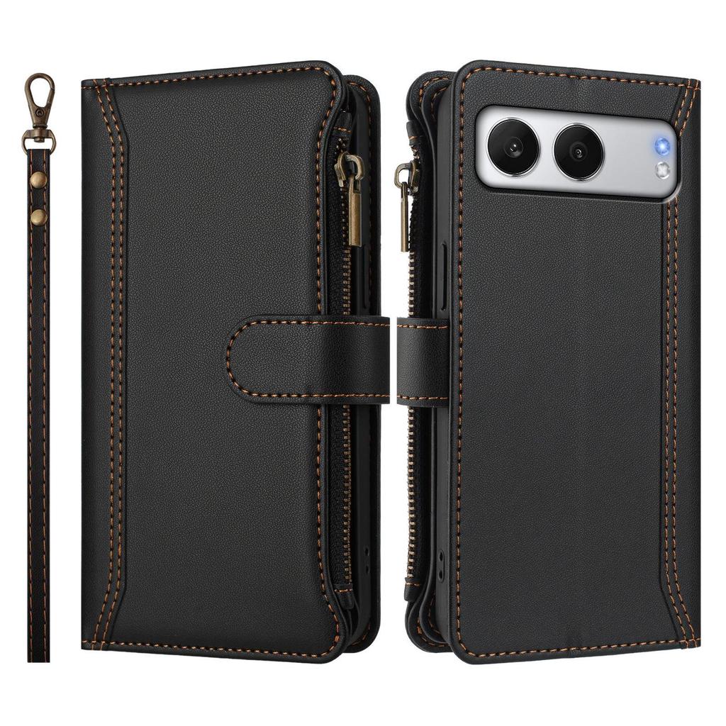 High-End Zipper Card Insert Phone Case for Oneplus Nord 4 5G Overseas Version