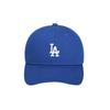 MLB Solid color letter embroidery, cotton baseball cap, same style for men and women, couple style, multi-color Blue/07U F