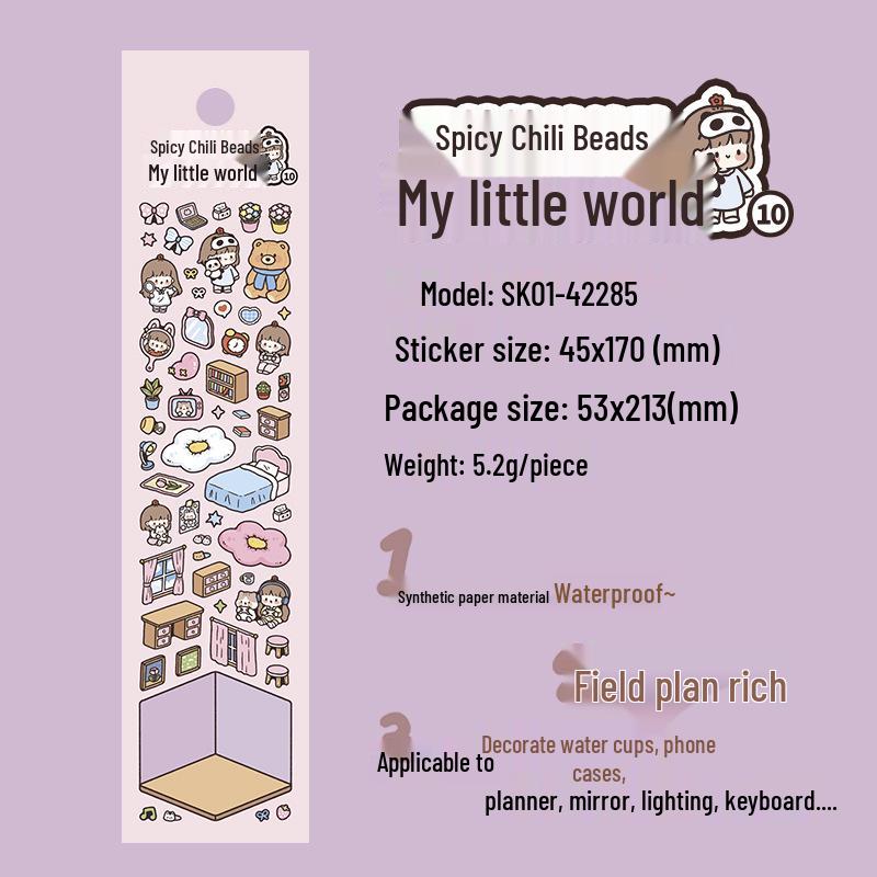 Muzili Deco Dot Stickers - Little Nose Ga - M5 Journal Decoration