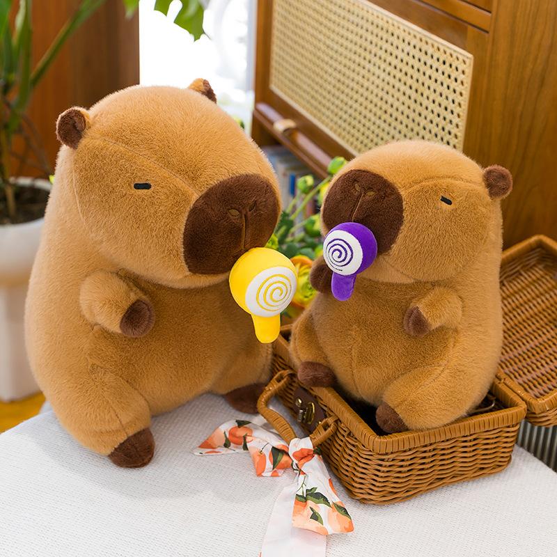 New Capibara Capybara Doll Stretchable Candy Doll Plush Toy Children's Soothing Gift