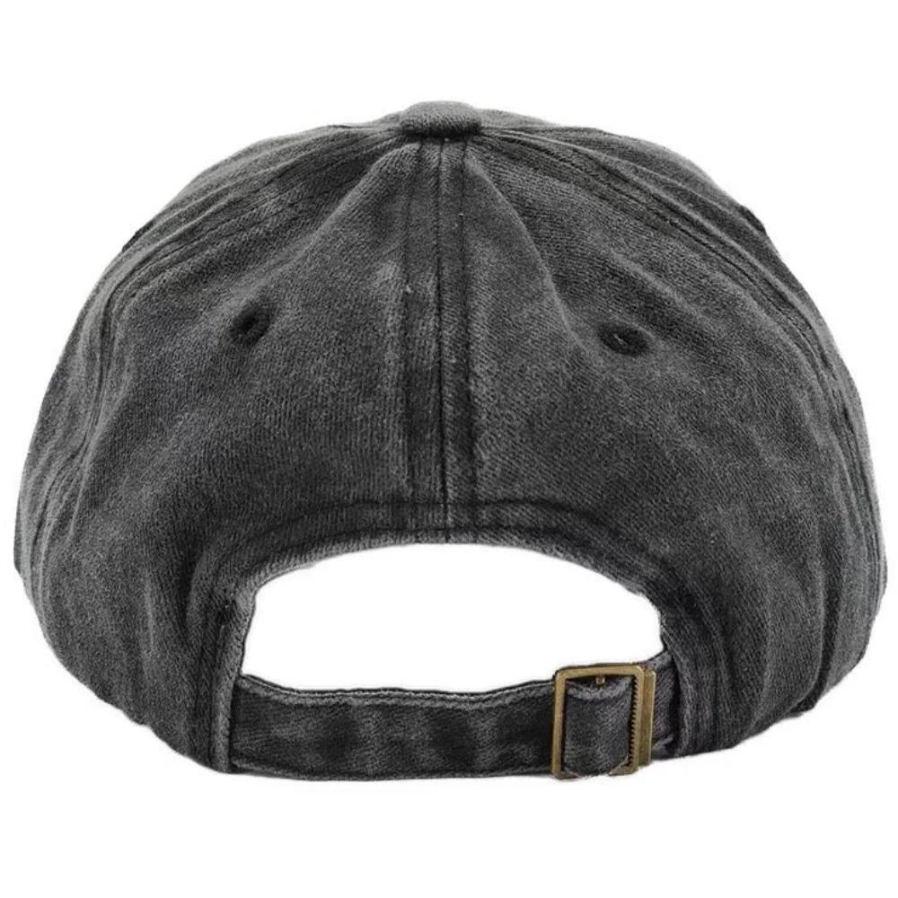 Unisex Washed Cotton Cap DAD MOM Embroidery Baseball Cap Outdoor Couple Chic Dad Hats