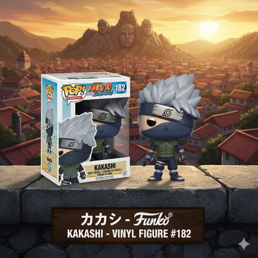 

Наруто Шиппуден Какаші Naruto Shippuden Kakashi Funko Pop Фанко Поп ігрова вінілова фігурка 10 см №182 10 зелений