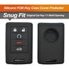 Silicone Key Fob Cover Fit for Cadillac ATS CTS DTS Escalade Escalade ESV SRX STS XTS Corvette Smart 5 Buttons Key Fob | Car Accessories | Remote Key
